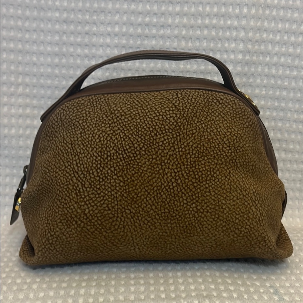 Borbonese‎ Redwall Quail Suede Potato Bag